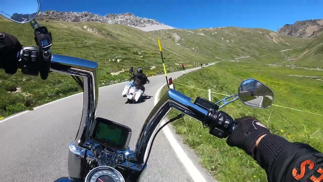 Stilfser Joch 2022 mit Harley