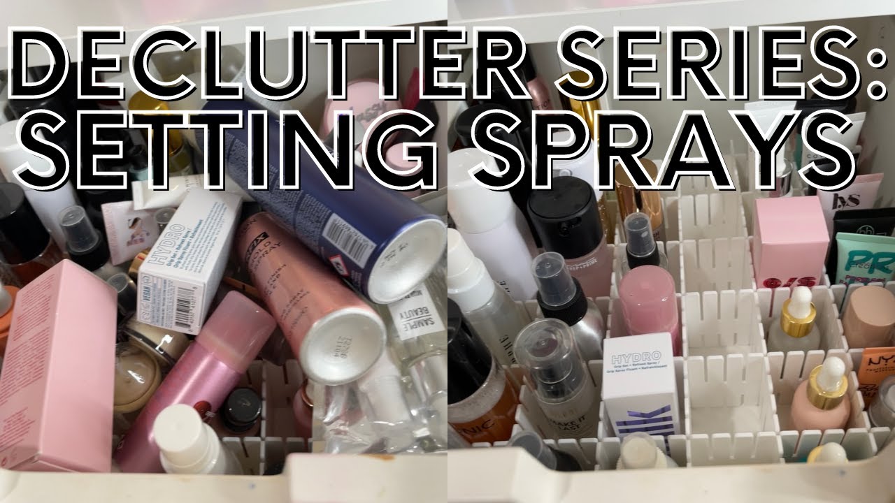 2022 Makeup Collection Declutter: Setting Spray Edition || IAmDeirdreJoAnn