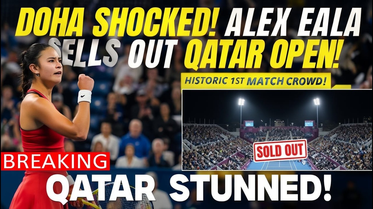 UNBELIEVABLE! Alex Eala SHUTS DOWN Doha — Qatar Open SELLS OUT! 🇶🇦🔥
