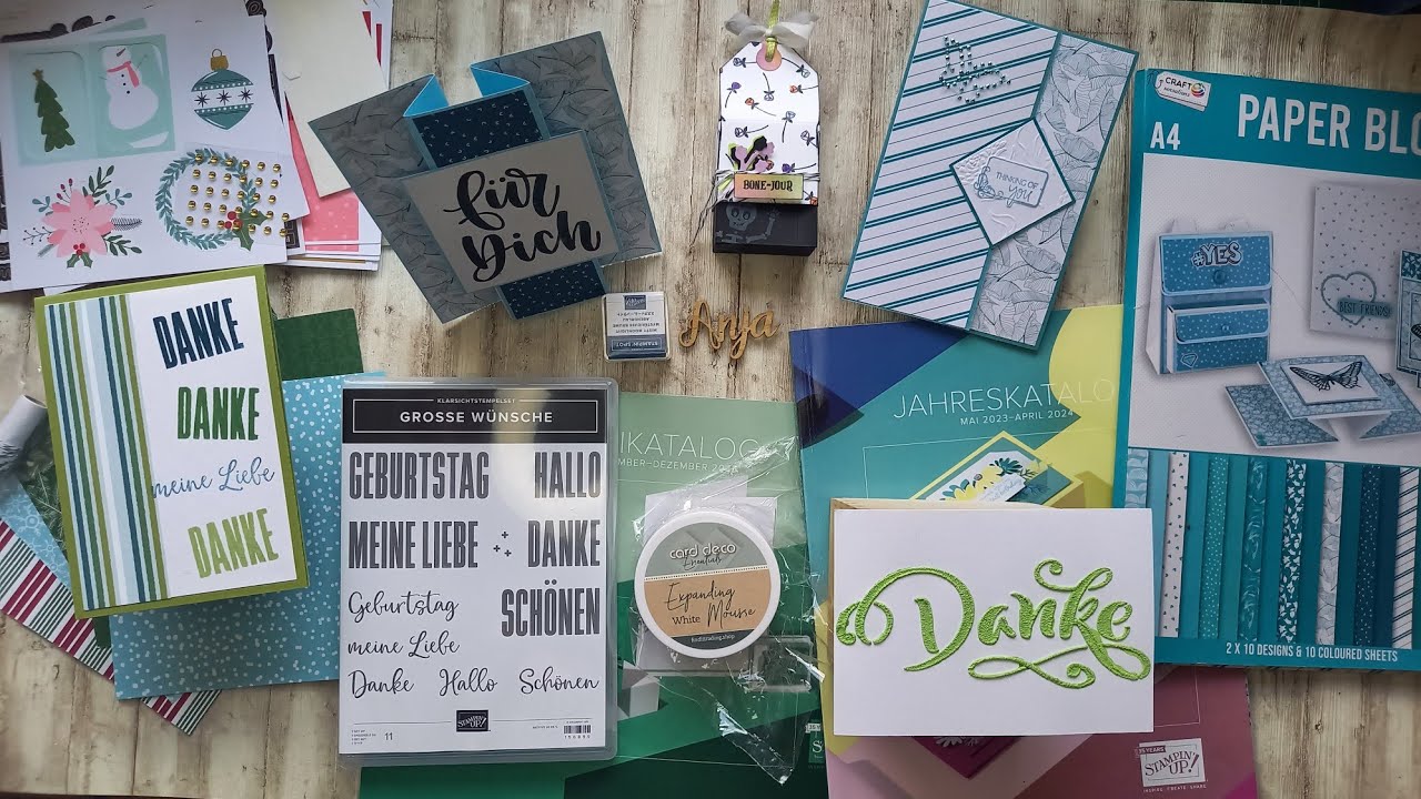 Einfache und effektvolle Karten mit Action & Stampin Up inkl. Beantwortung von Euren Kommentaren