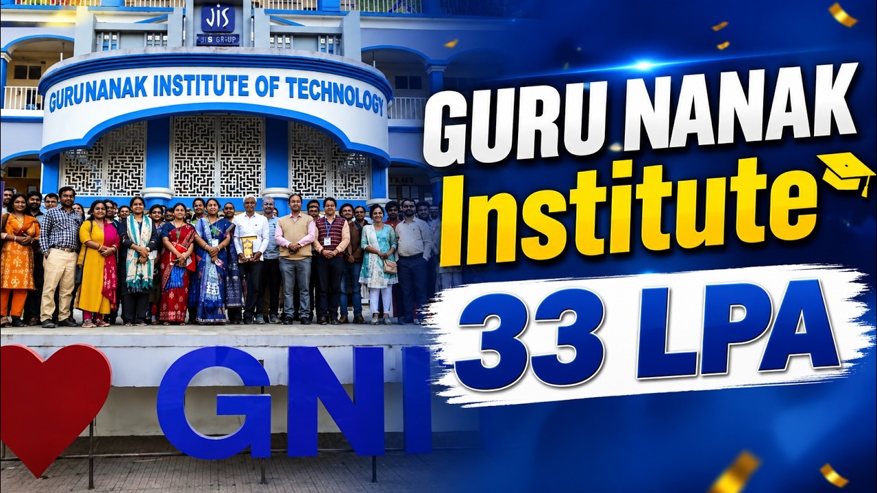 Guru Nanak Institute of Technology Placement Data 2026 🚀 | College Review | Cut Offs | Fees | WBJEE
