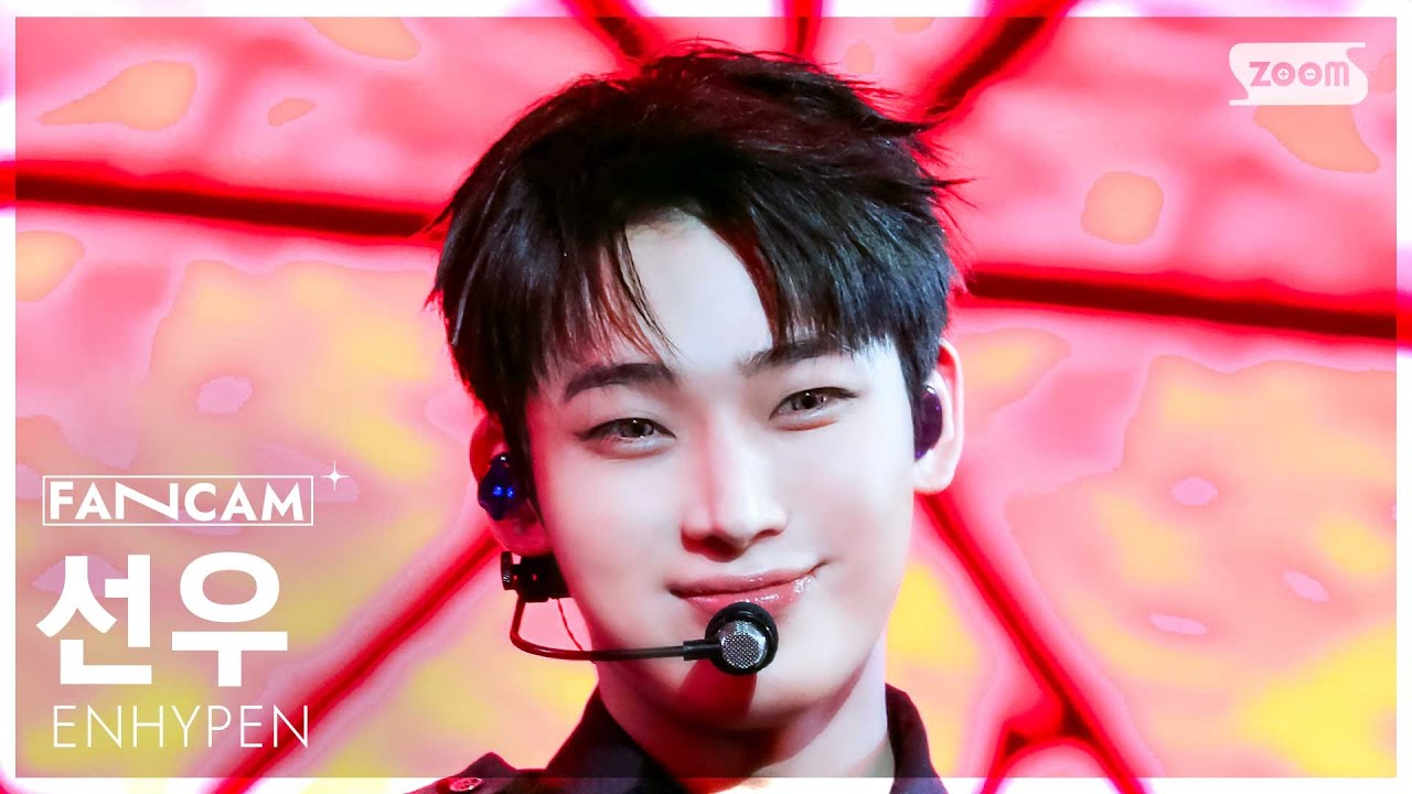 [안방1열 직캠4K] 엔하이픈 선우 'Bad Desire (With or Without You)' (ENHYPEN SUNOO FanCam) @SBS Inkigayo 250608