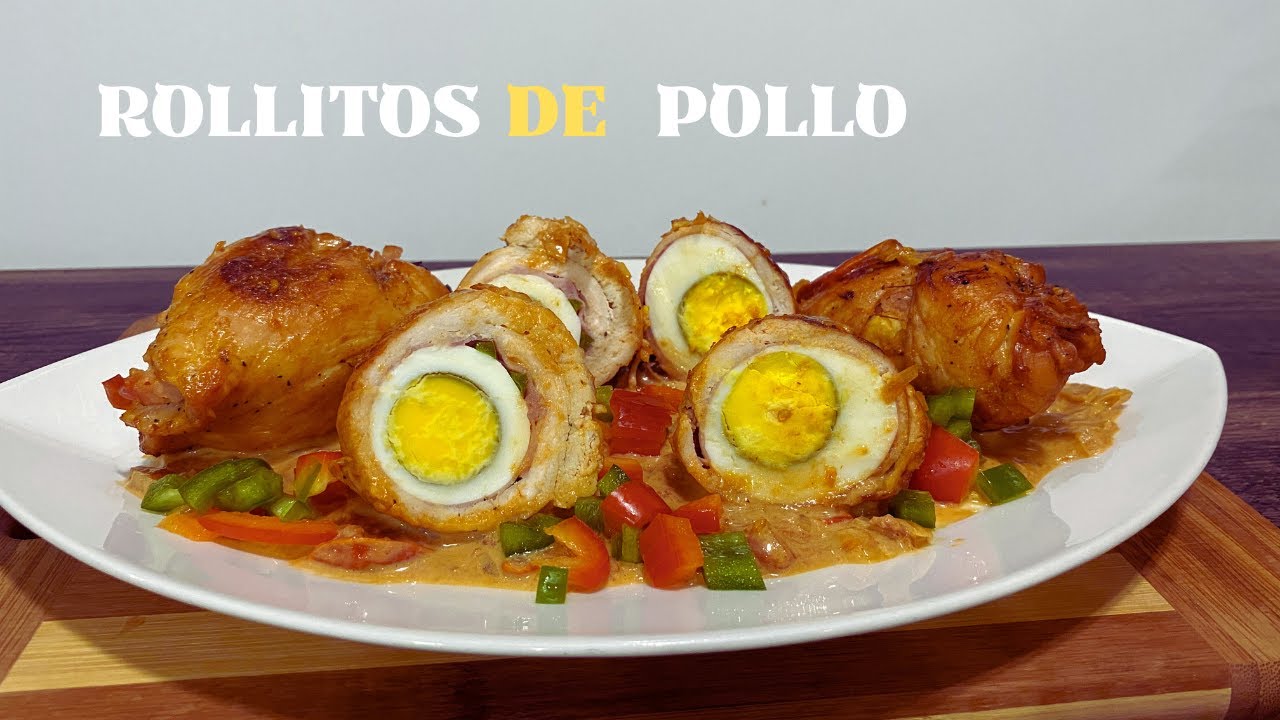 ROLLOS DE PECHUGA DE POLLO RELLENOS
