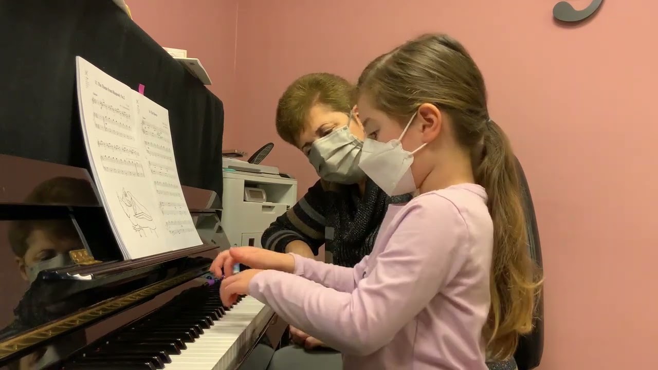 Piano Lesson with Clara (5). Duet. Irina Gorin