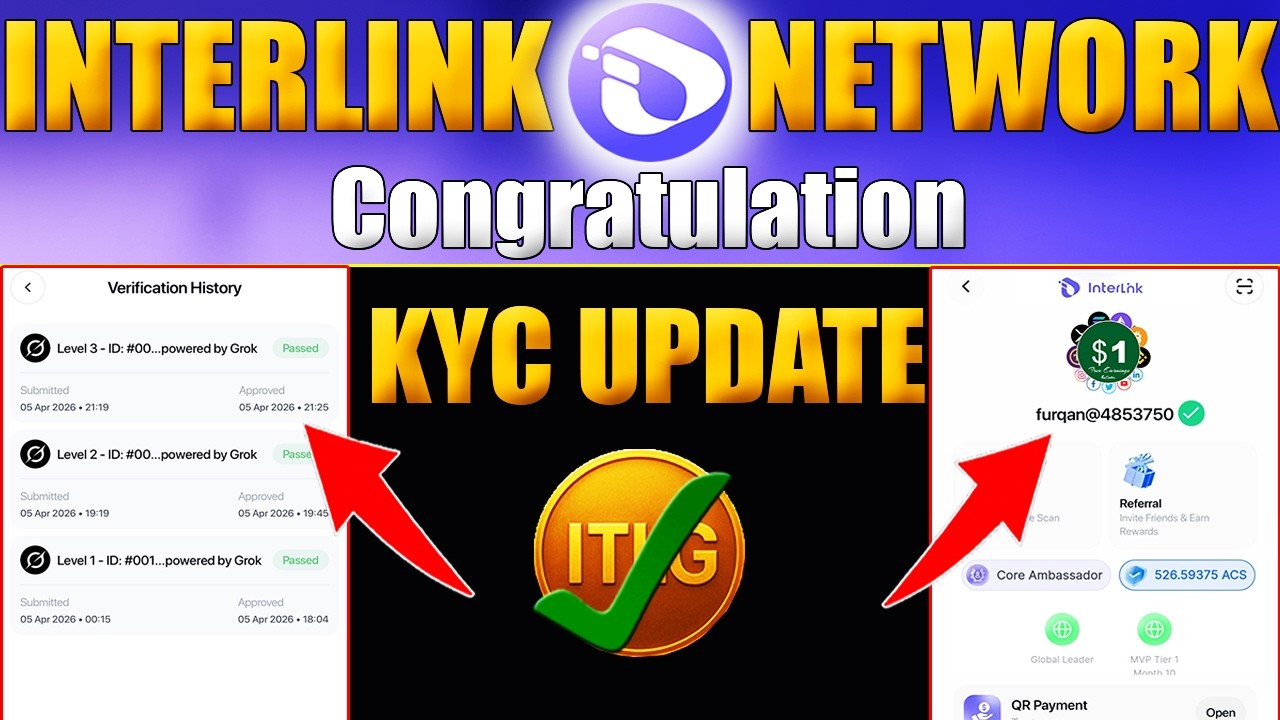 How to Fix KYC Issue in Interlink Network? | Interlink KYC Update &ndash; Last Step Before Verifications!