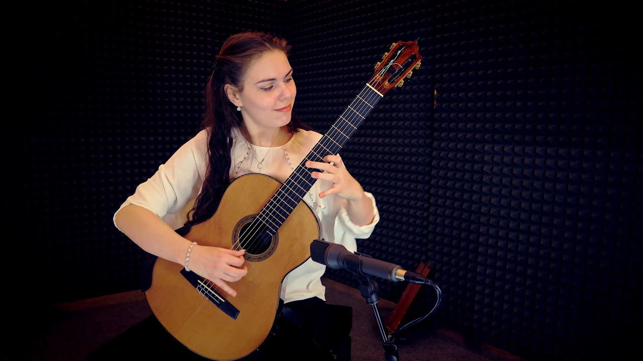 Alexander Vinitsky. Classical guitar - Carousel. Performed by Vera Danilina.
