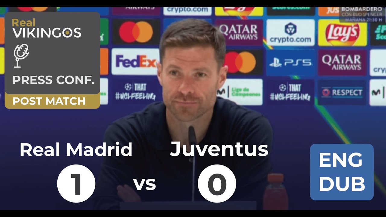 Real Madrid 1 - 0 Juventus - English Dub UCL Post-Match Press Conference Xabi Alonso 2025