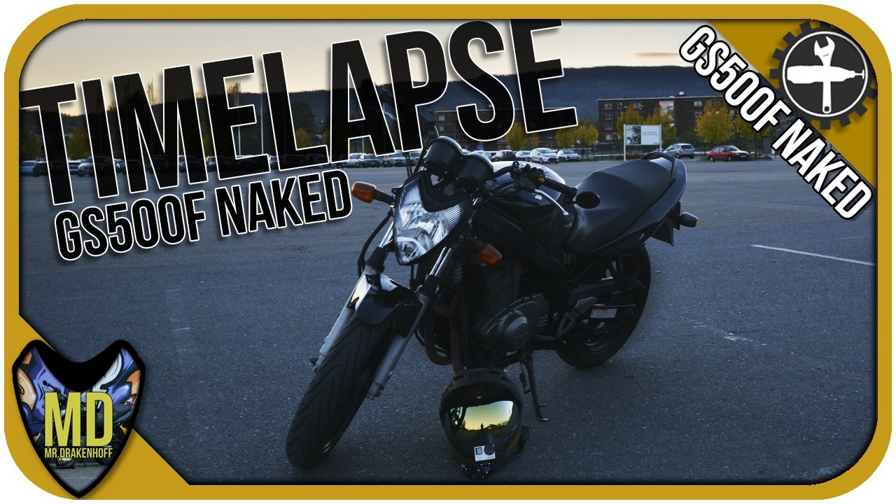Timelapse - Naked GS500F Build