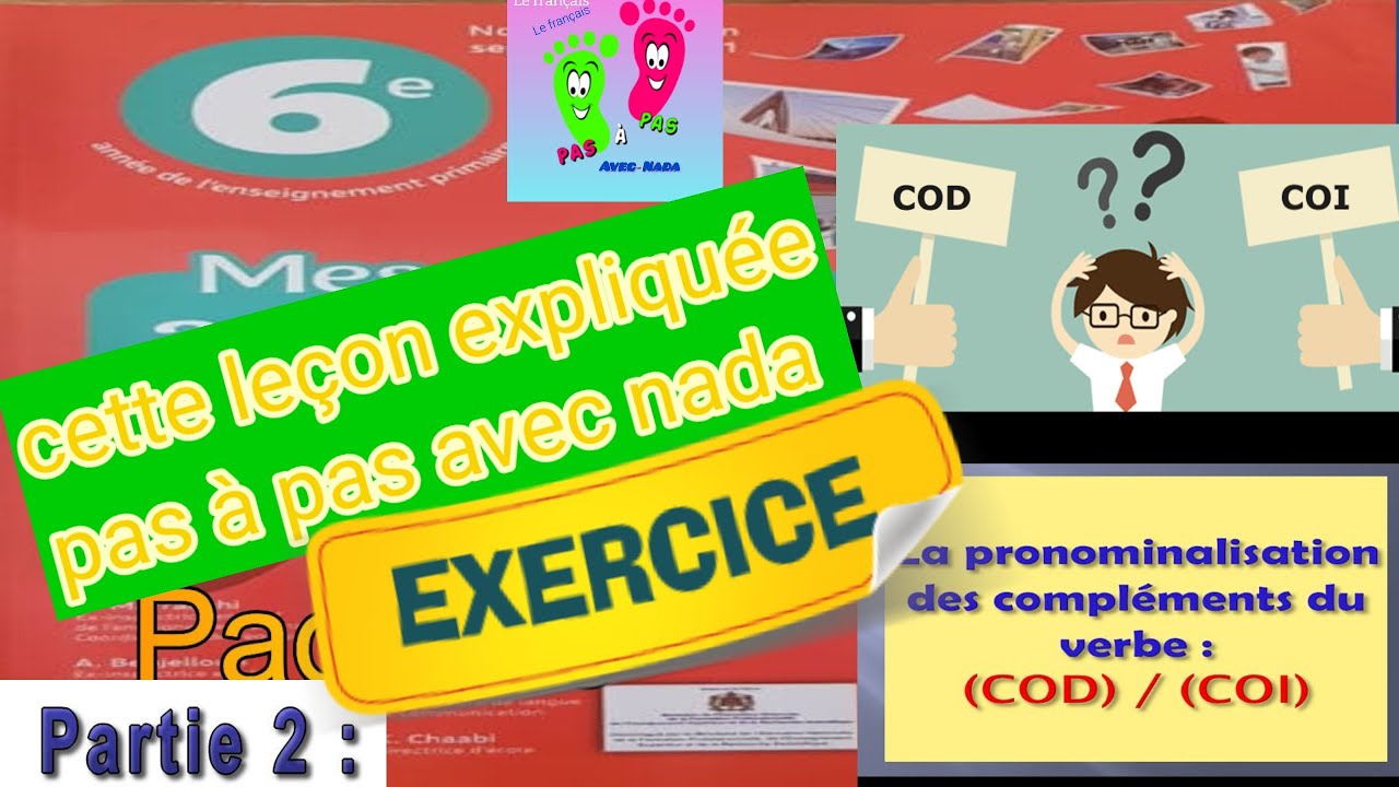 COD et COI #Exercices corrig&eacute;s #et applications pour l&rsquo;examen local