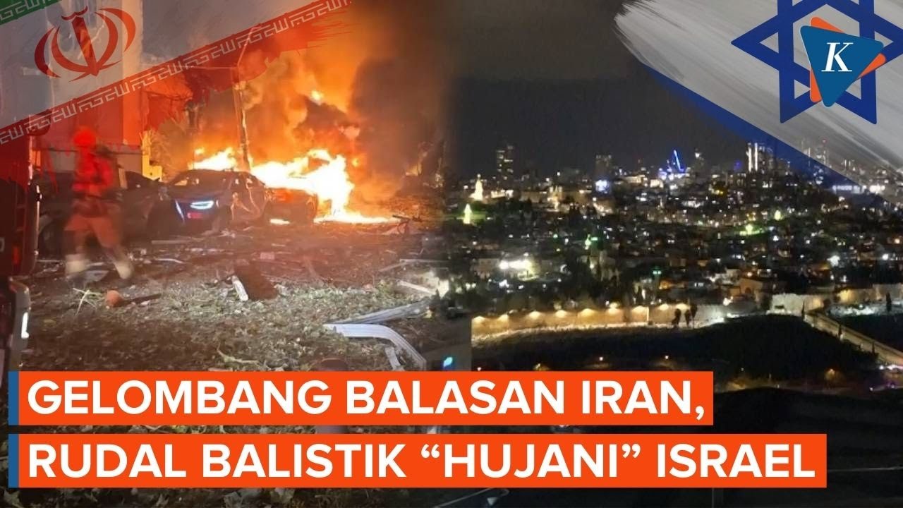 Rudal dan Drone Iran Guncang Wilayah Israel, Sirene Perang Meraung
