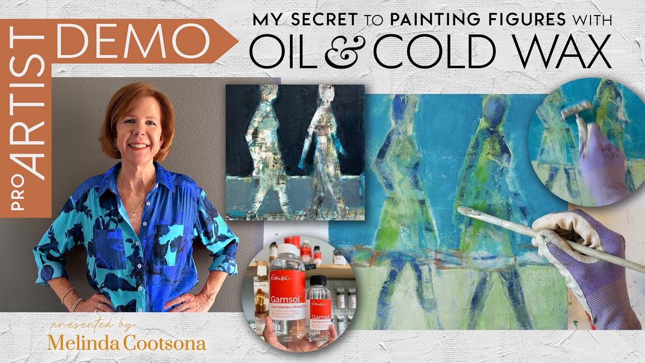 My Secret to Painting Figures with Oil and Cold Wax