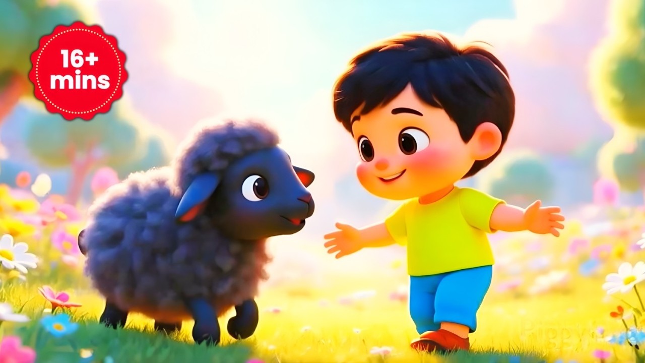 Baa Baa Black Sheep + More! 🐑✨ 16+ Minutes of Baby Songs & Rhymes