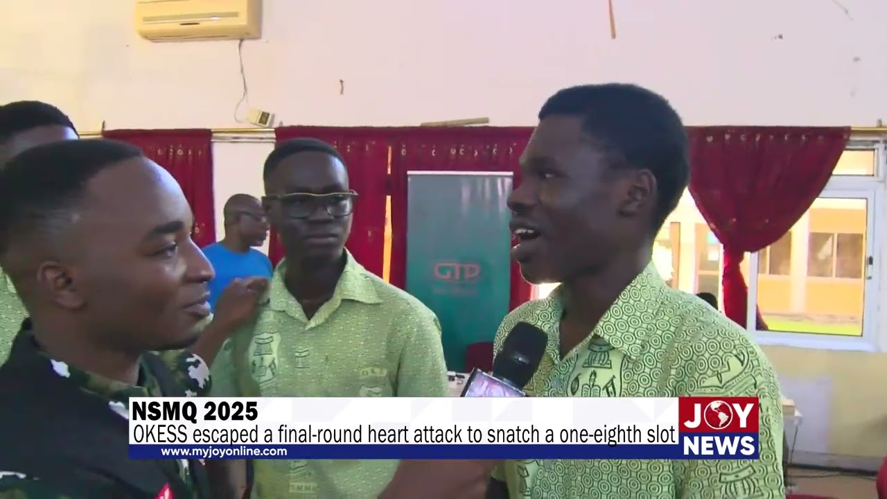 NSMQ 2025: OKESS избежал сердечного приступа в финальном раунде и завоевал одну восьмую слота.