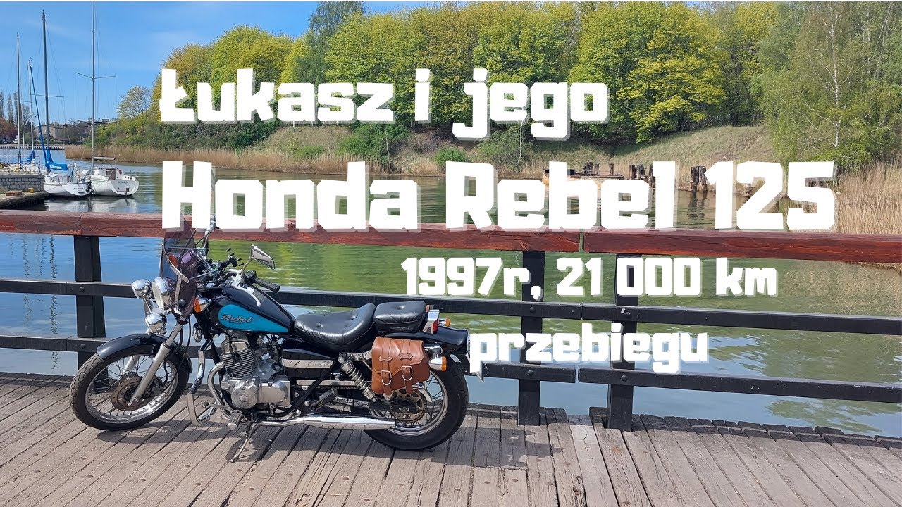 Honda Rebel 125, 21000 km przebiegu, 1997r od Łukasza - prezentacja motocykla Honda Rebel 125 cm3