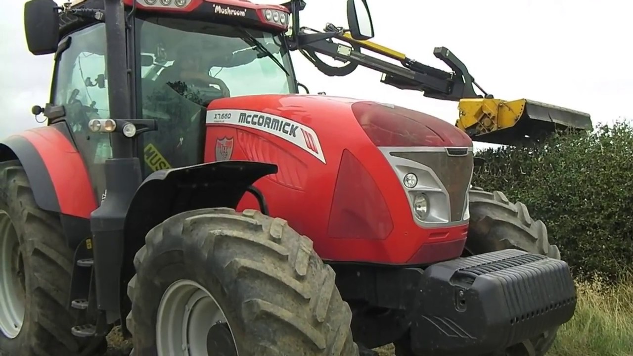 2017 McCormick X7.660 Tractor with McConnel Hedge and Verge Trimmers