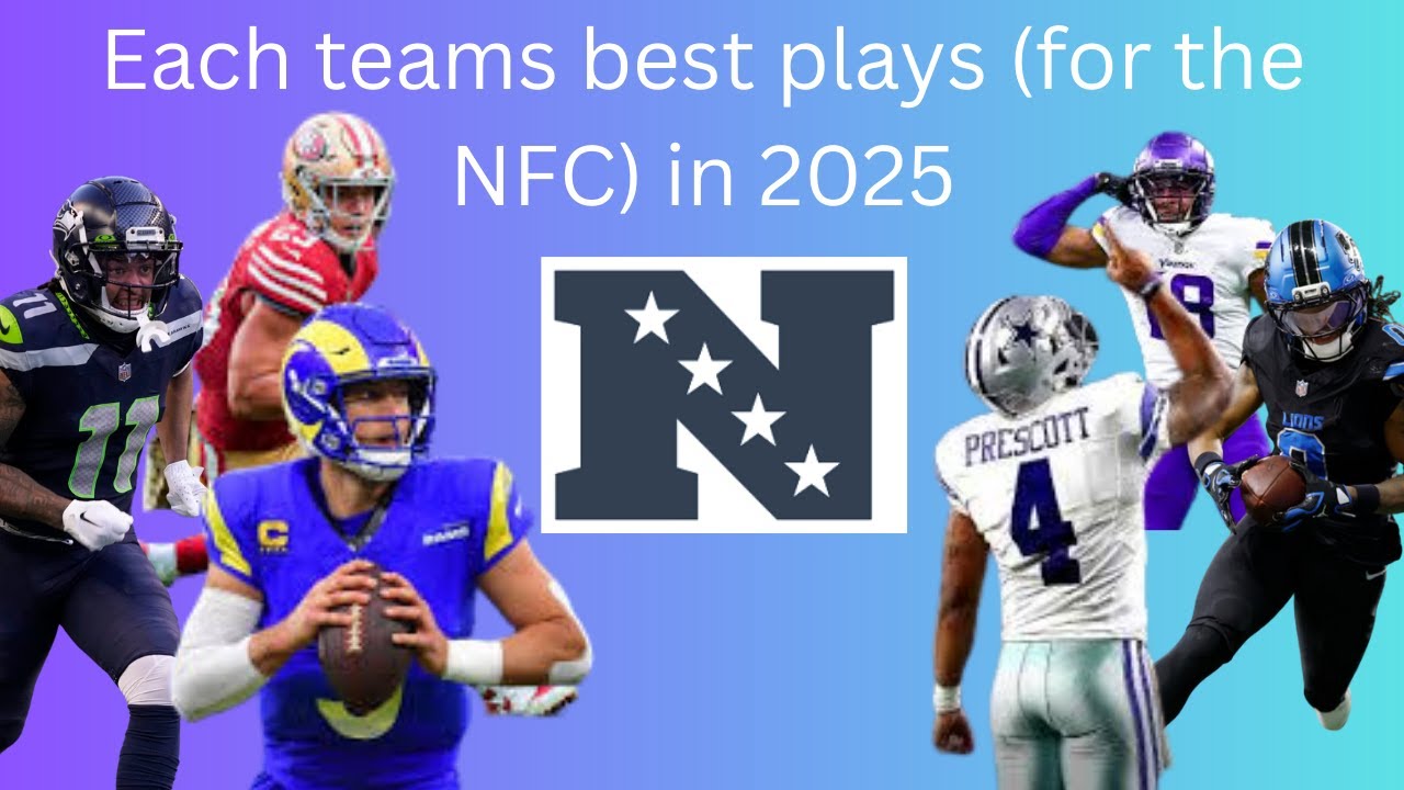 Each teams best plays (for the NFC) in 2025