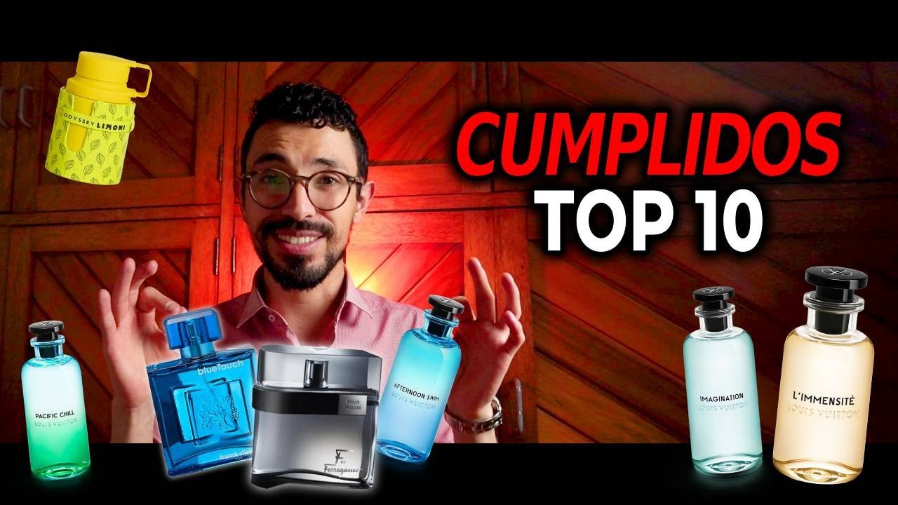 TOP 10 perfumes con m&aacute;s CUMPLIDOS para hombre