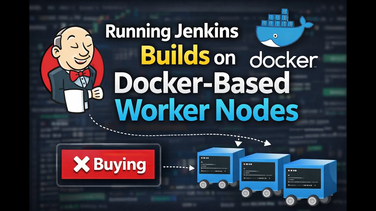 Запуск сборок Jenkins на рабочих узлах на базе Docker | Полный курс DevOps за 80+ часов