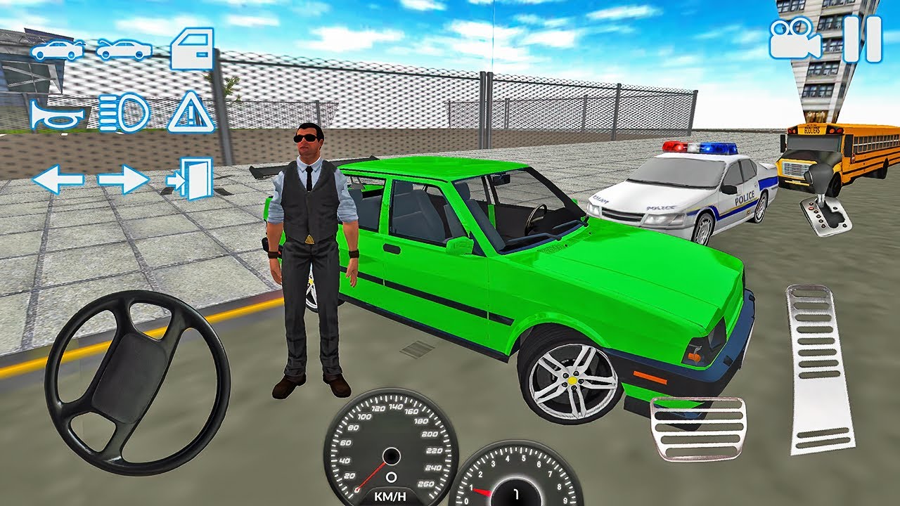 Real Car Driving Simulator 3D - City Police Patrol Car Driving - Android Gameplay