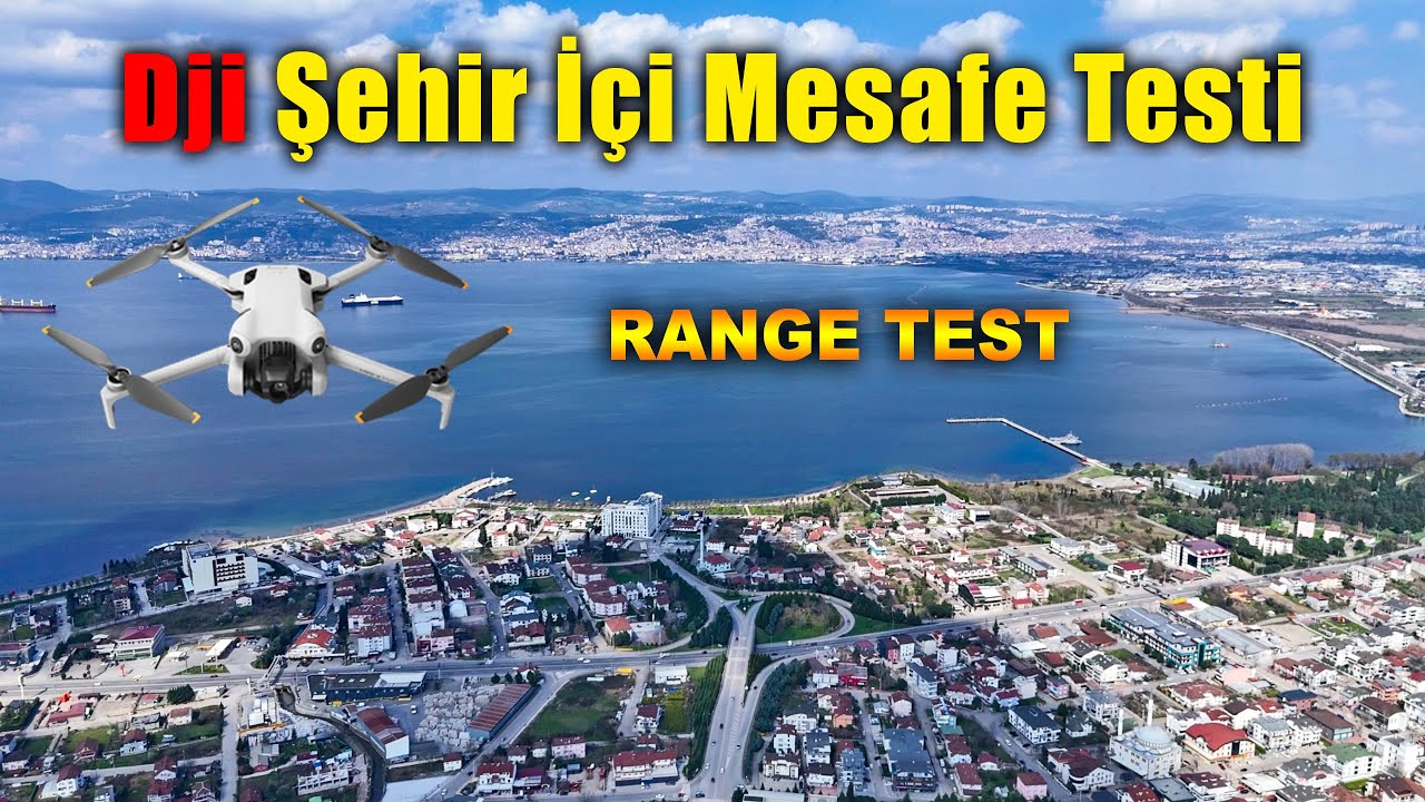 DJI Şehir İçi Mesafe Testi | Rekor Geldi mi? | Range Test | Kocaeli Başiskele Sahile gidiş geliş |