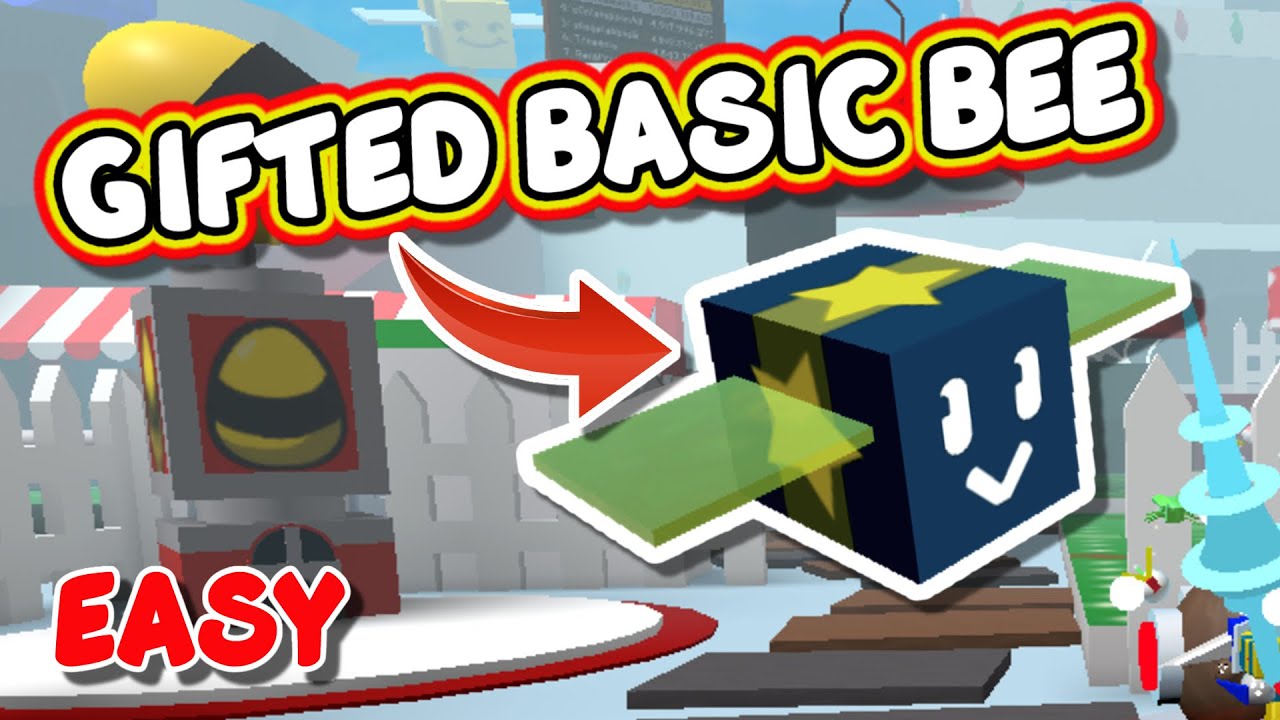 How to Get a GIFTED BASIC BEE in Bee Swarm Simulator [EASY]