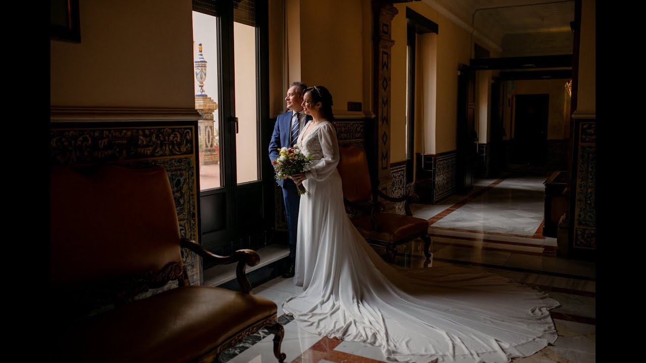 Boda en el Hotel Alfonso XIII de Sevilla. Maria y Miguel
