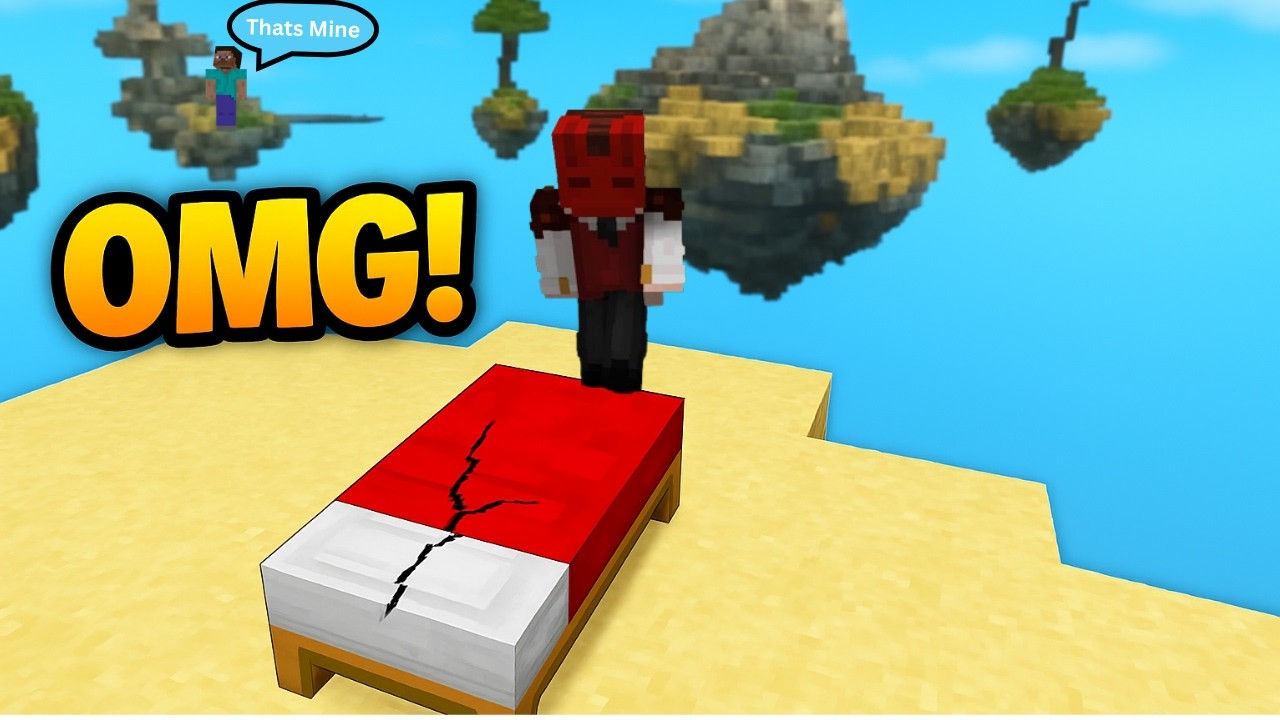 My Insane 100 IQ Bedwars Play In Fakepixel