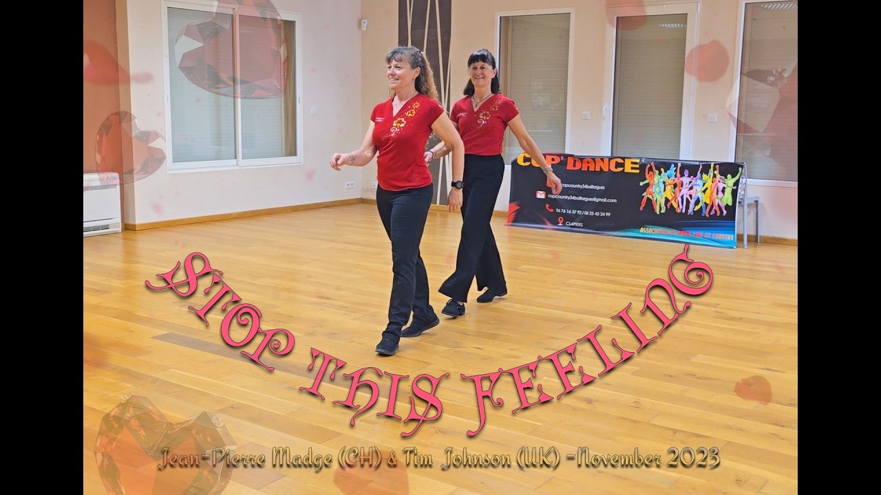 STOP THIS FEELING Line Dance (DEMO & TEACH)