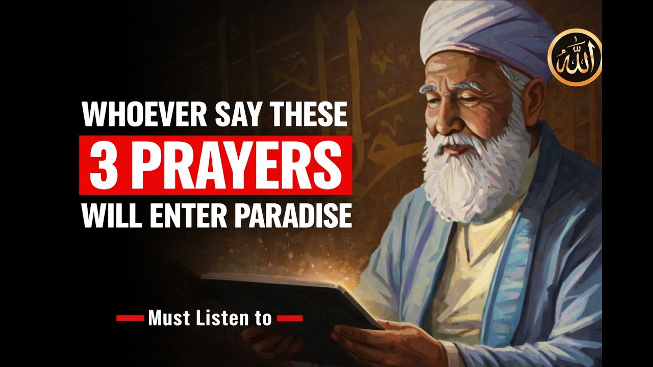 Whoever Say These 3prayers Will Enter Paradise.. Must Listen to!