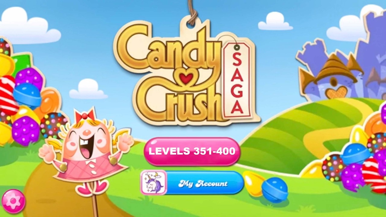 Candy Crush Saga | Levels 351-400 | Compilation | All in One Video! Just Swipe & Relax | ASMR 🍬🧘‍♀️🦄