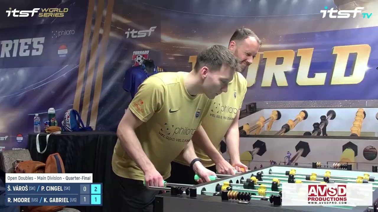 R. Moore/K. Gabriel vs Š. Vároš/P. Cingel - Open Doubles - Quarter-Final - ITSF WS Tornado 2025