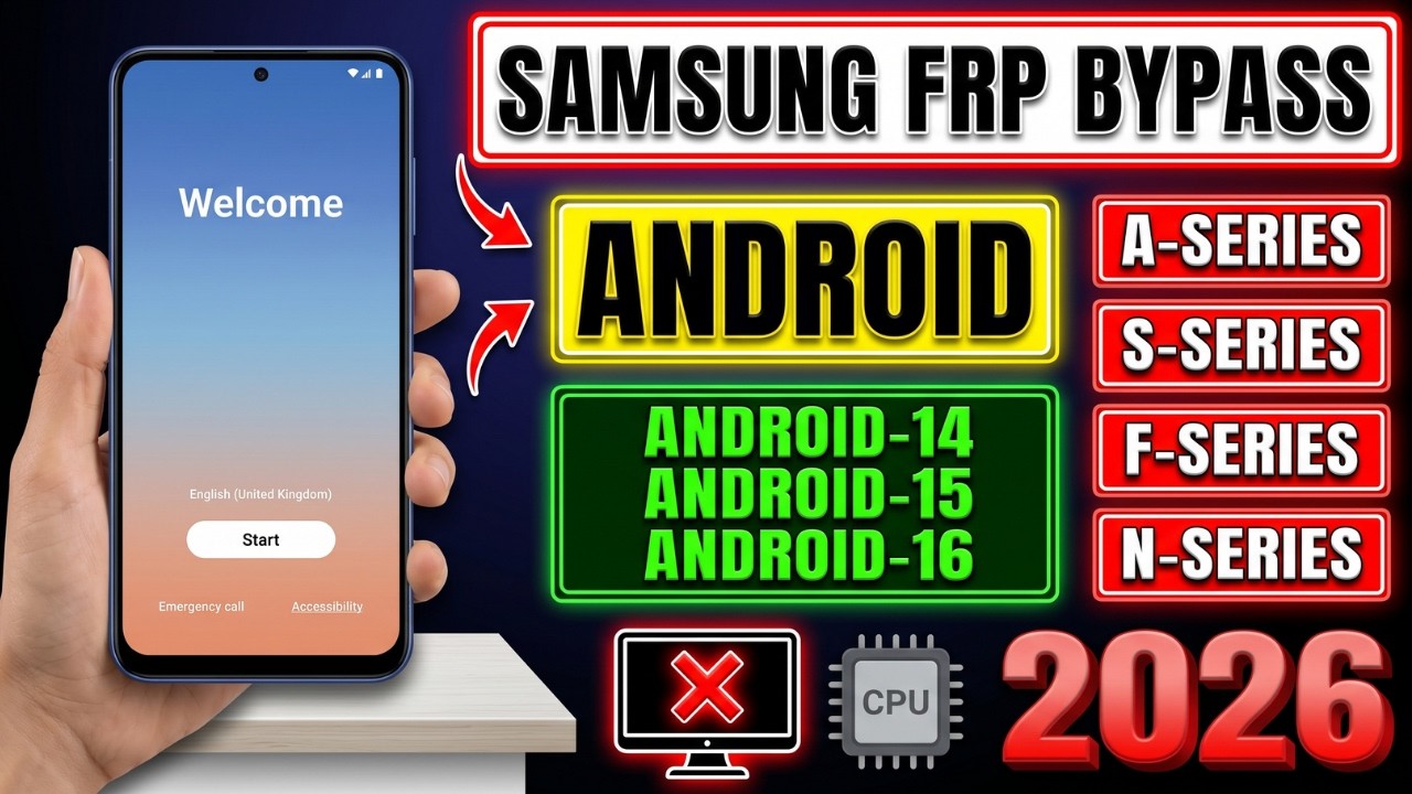 Samsung FRP Lock Removal | Android 14, 15, 16 | No PC Method | A, S, F, N Series | Latest Update