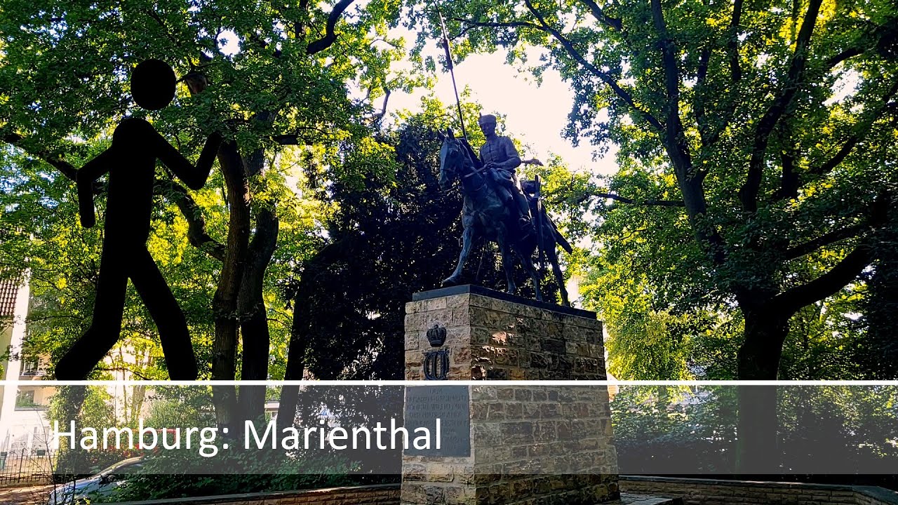 Der Geher in Hamburg: Marienthal
