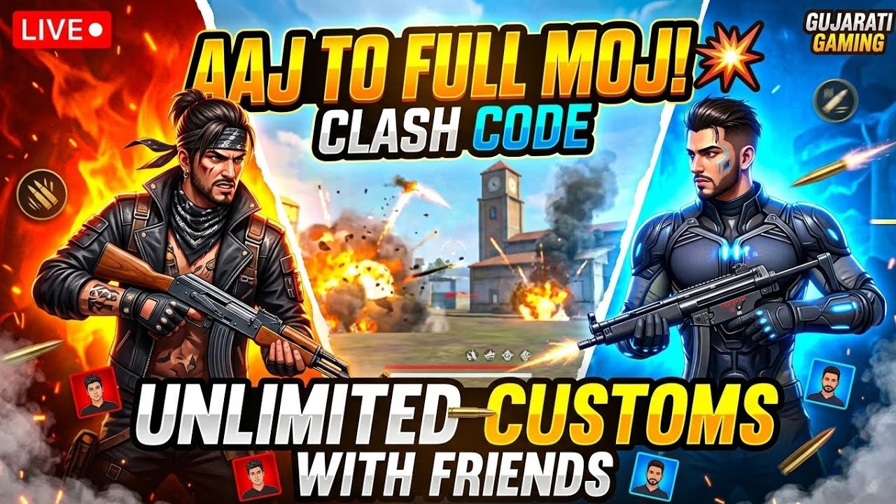 Aaj to Full Moj! 💥 Clash Code + Unlimited Customs With friends