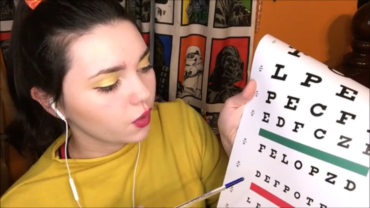 ASMR SWOOSH SOUNDS | TRACING EYE CHART | GIFT PAPER SOUNDS ❤️