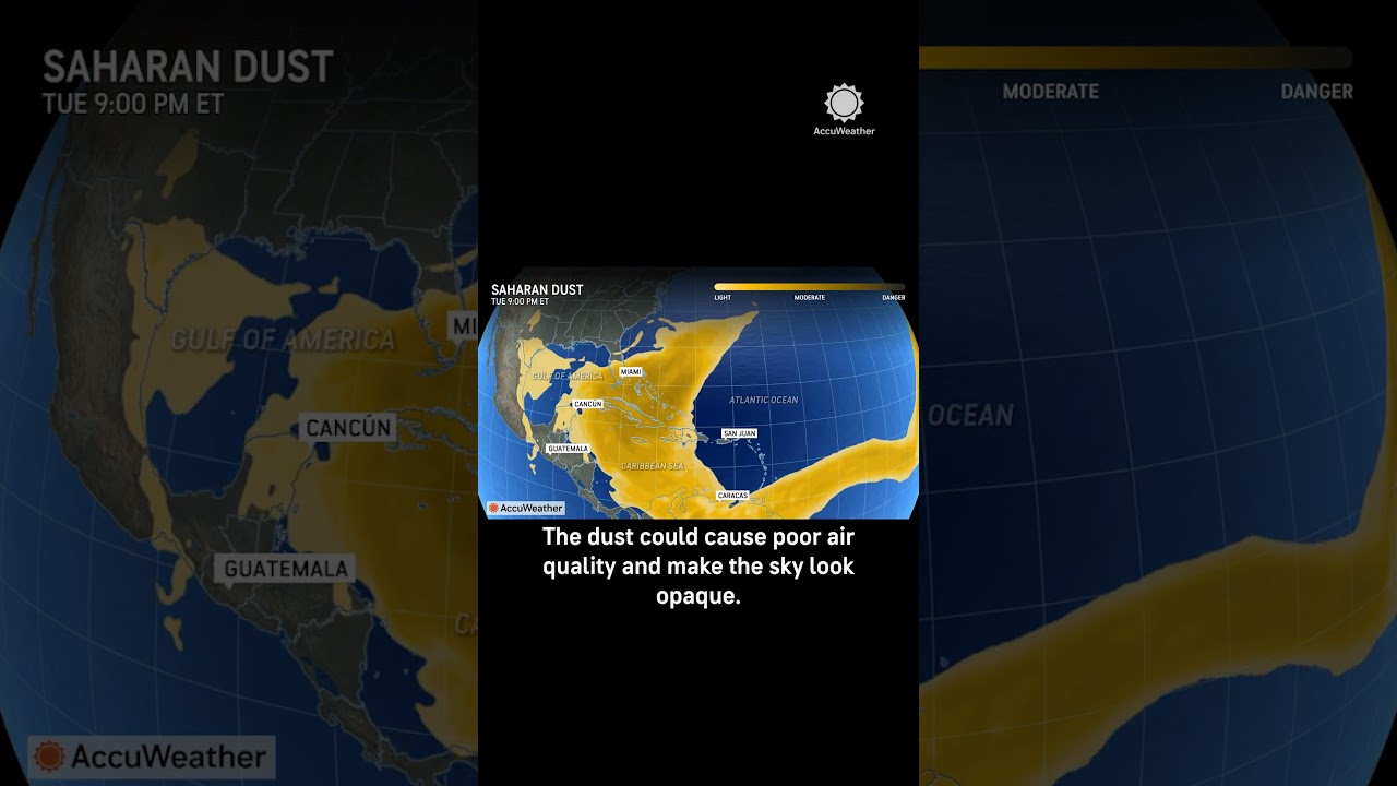 Two Massive Saharan Dust Blobs Approaching U.S.