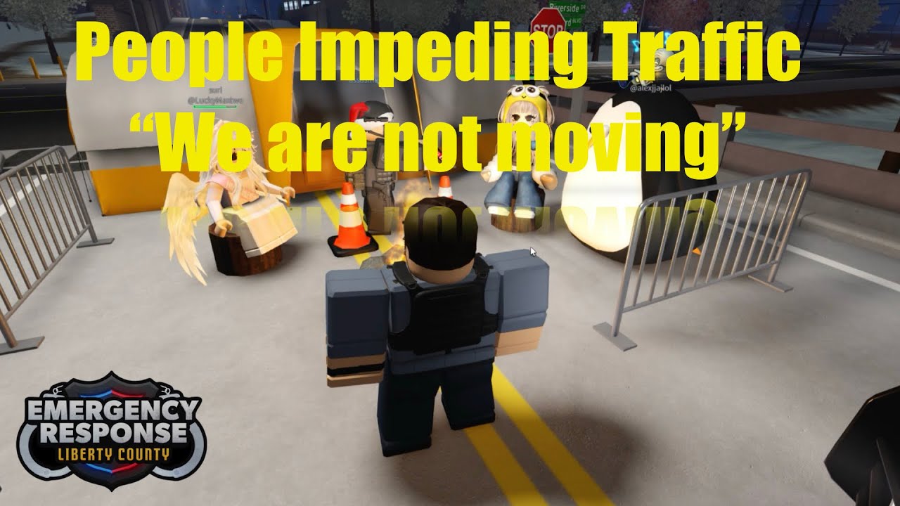 People Camping in the Middle of the Road!! || ERLC