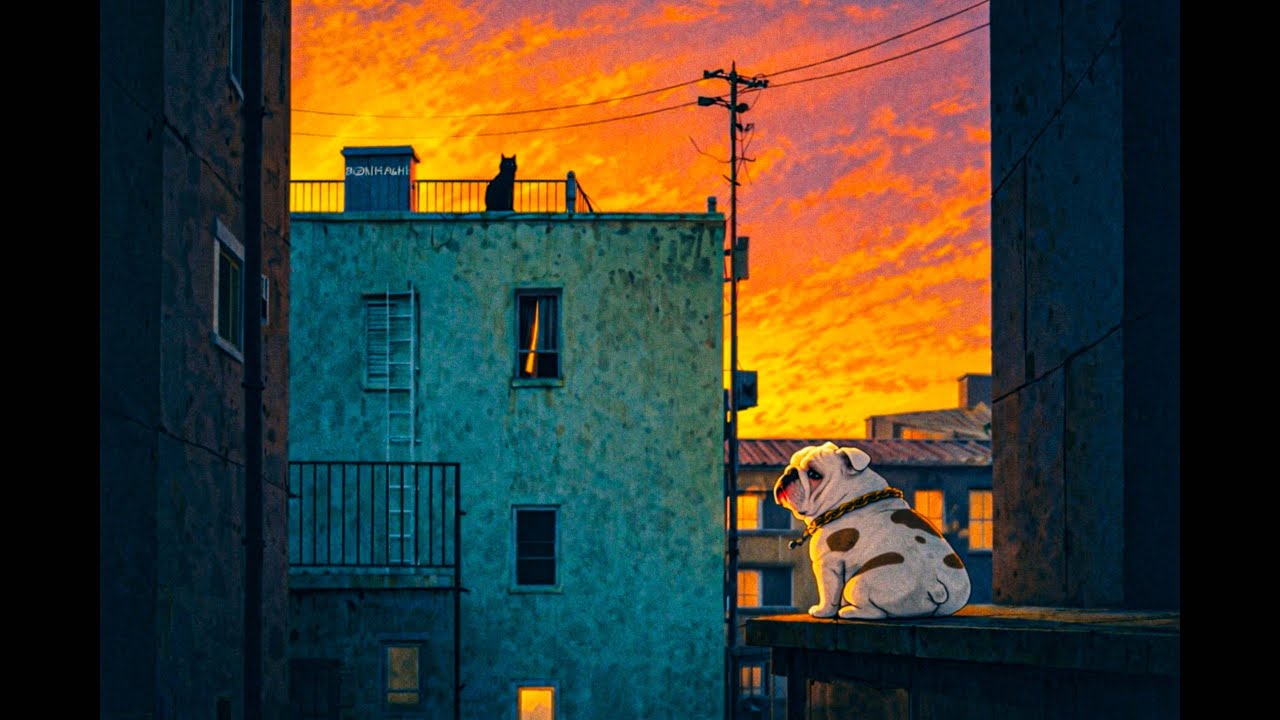 Late Night Jazz Hip Hop on the Rooftop 🌆🎷 | Chill Beats for Thinking & Relaxing