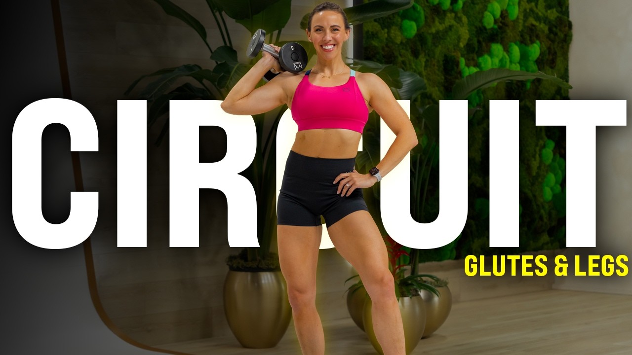 30 Minute Glutes and Legs Circuit Workout | At - Home, ALL FITNESS LEVELS!