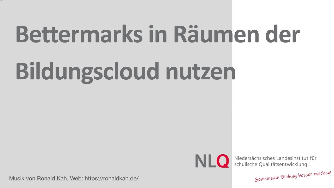 Bettermarks in Räumen der Bildungscloud nutzen