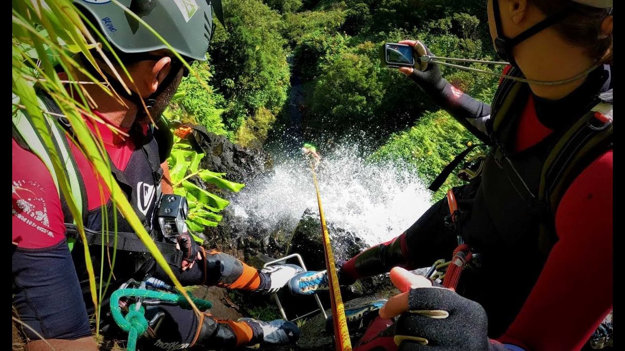 Canyoning at Ribeira do Cabo...Flores Island - Azores