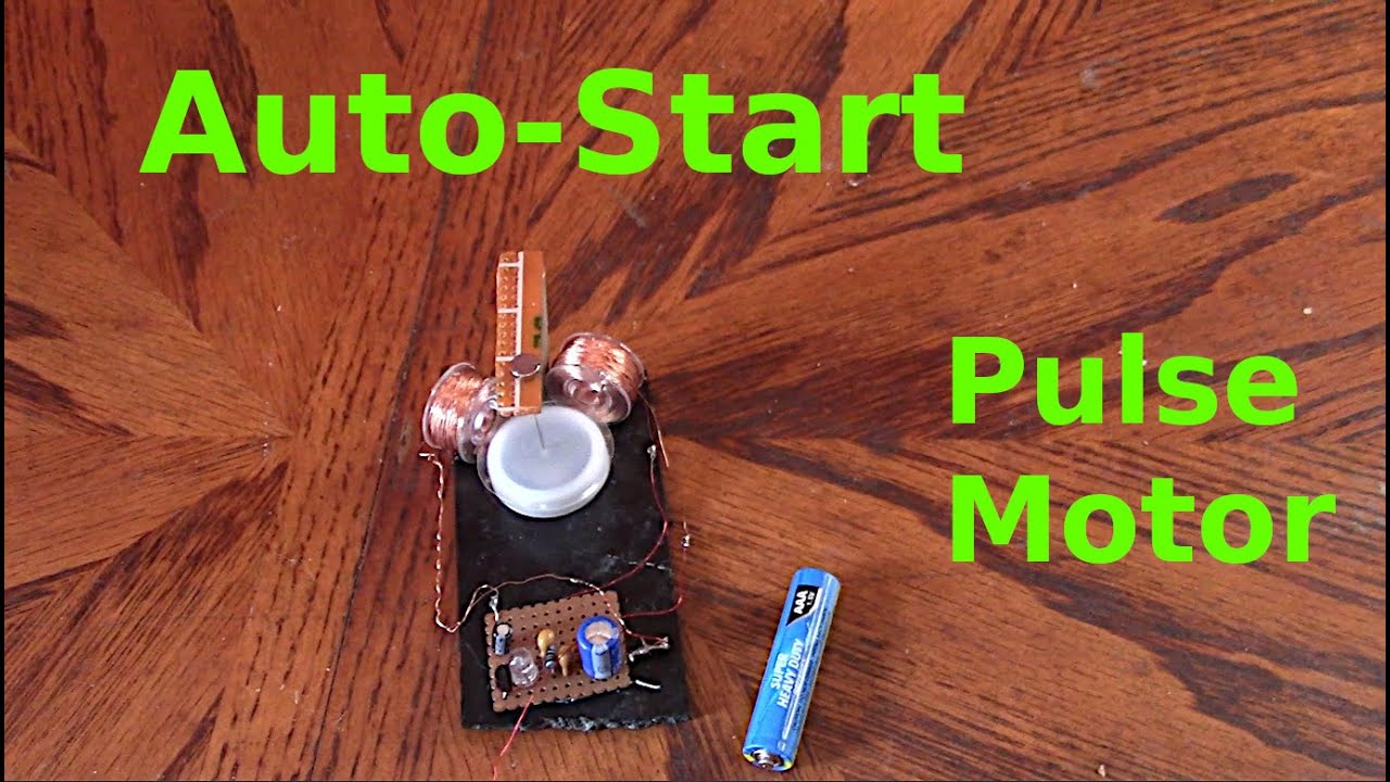 YES! Simple self starting motor circuit using 1 transistor