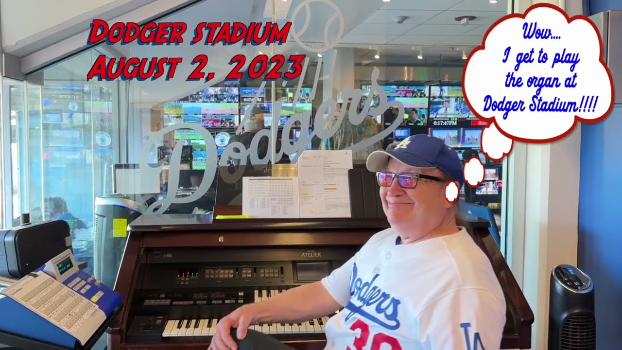 Robby Robinson playing the Dodger Stadium Organ