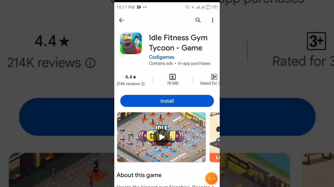 gym simulator 24 | Gym simulator game in mobile phone #2023