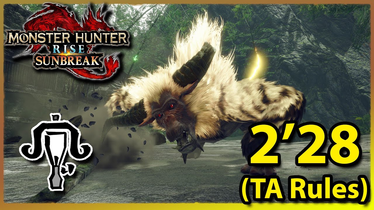 [MHR:S PC] LBG vs Furious Rajang |  2'28 - TA Rules + Mods