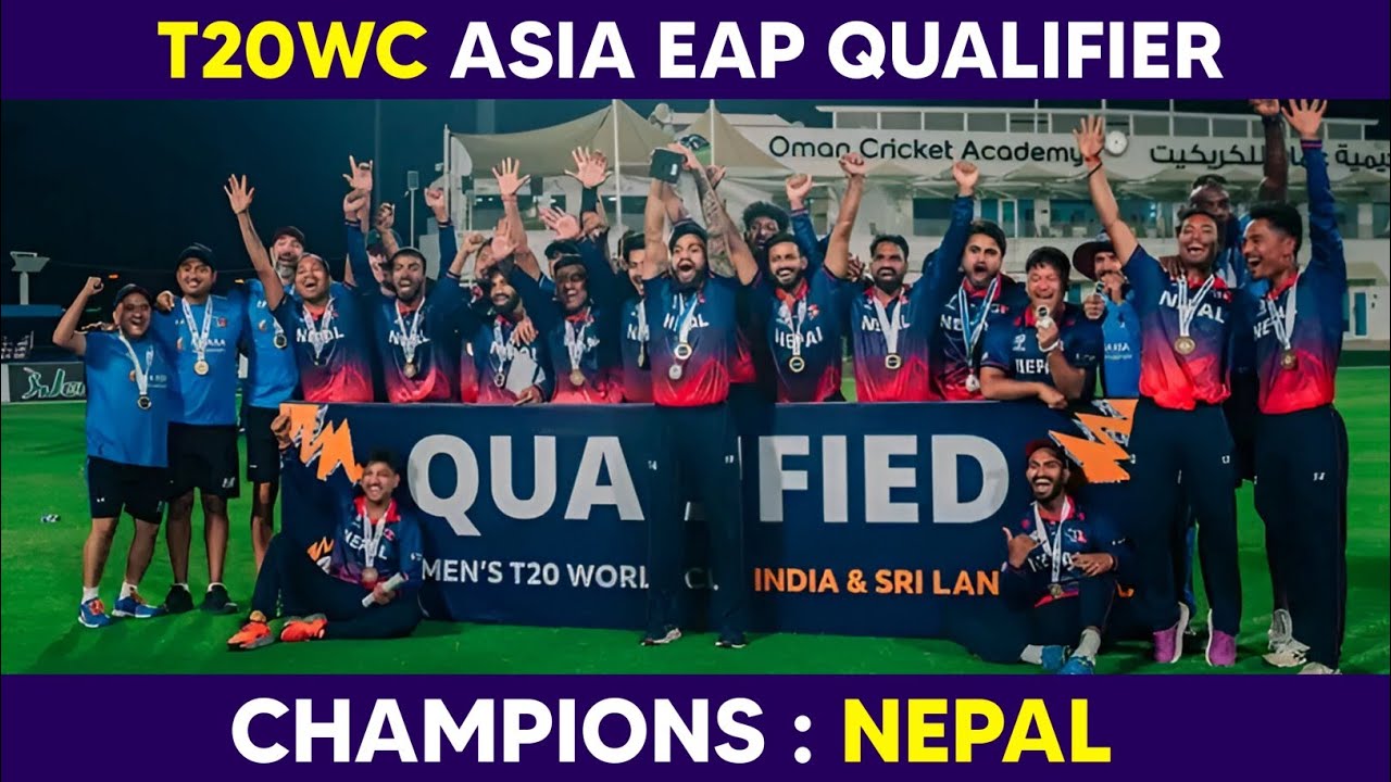 NEPAL REMAINS UNBEATEN TO BECOME CHAMPION | T20 World Cup 2026 | Asia Eap Qualifier