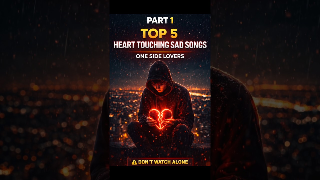 Top 5 Heart Touching Sad Songs 💔 | One Side Lover 😢 | Part 1