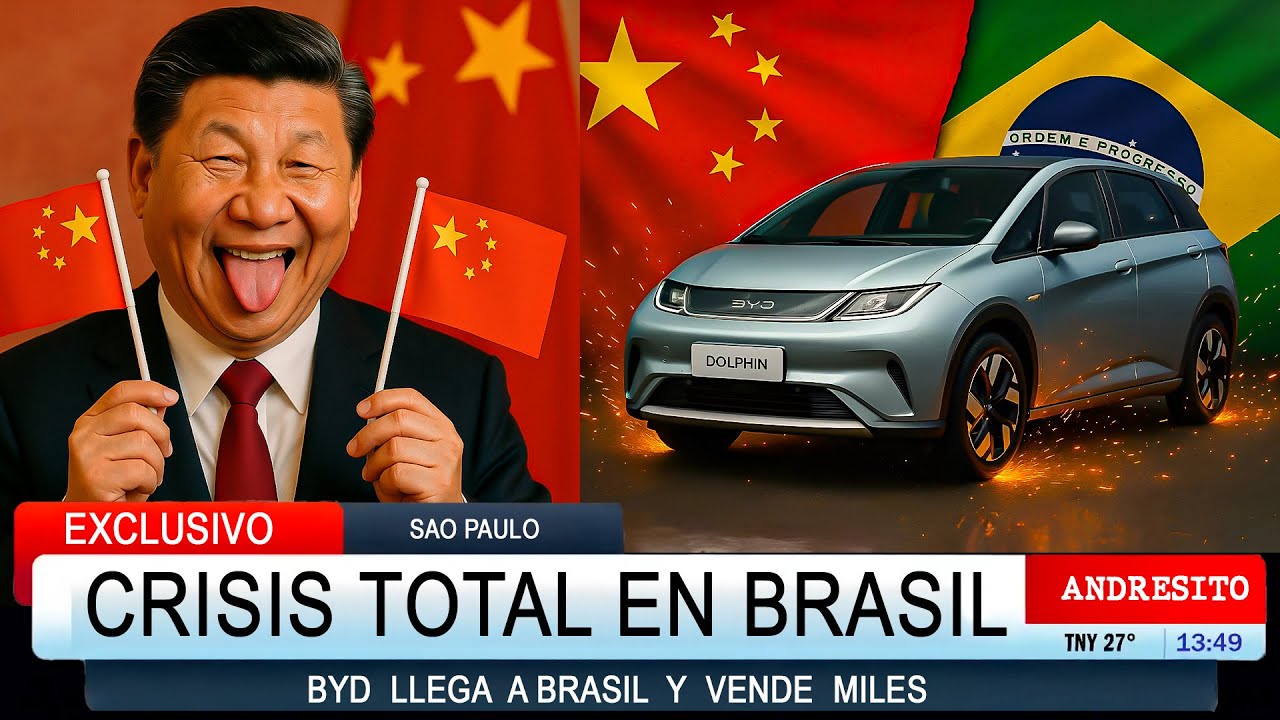 BYD CAUSA CAOS TERRIBLE EN BRASIL, Ford y Toyota DESESPERADOS