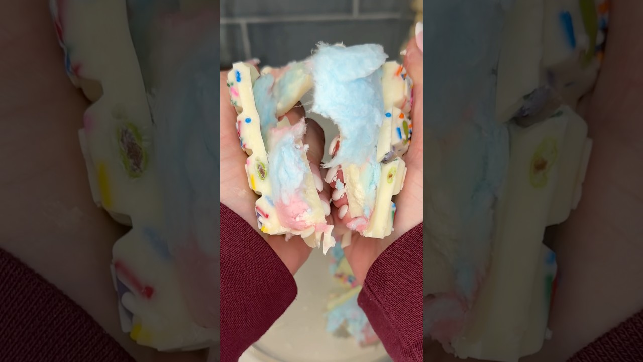 viral cotton candy white chocolate bar recipe 🍫🌈 #shorts #easydessert #easyrecipe #chocolate