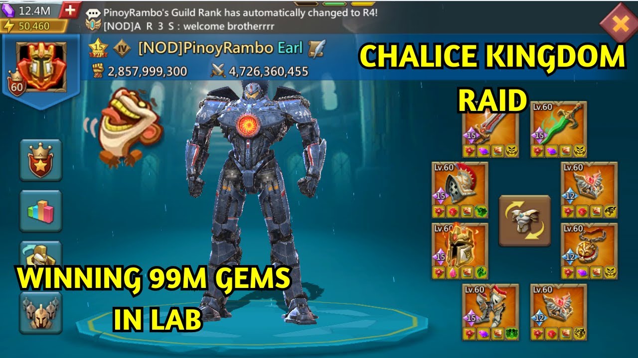 Teamviewer pilot WINS 99M GEMS - Lords Mobile